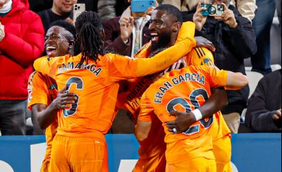 Real Madrid derrotó al Leganés
