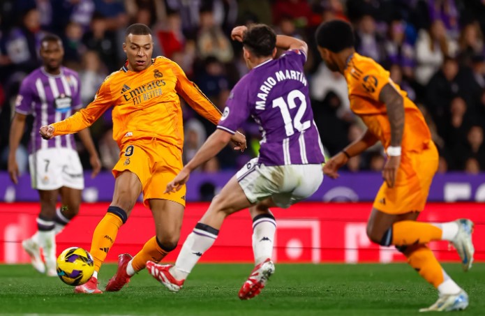 Mbappé fue la figura del Real Madrid ante el Valladolid